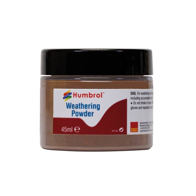 Humbrol Dark Rust Weathering Powder 45ml image number 1