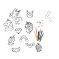 Make Your Own Unicorn Shrink Art Kit image number 4