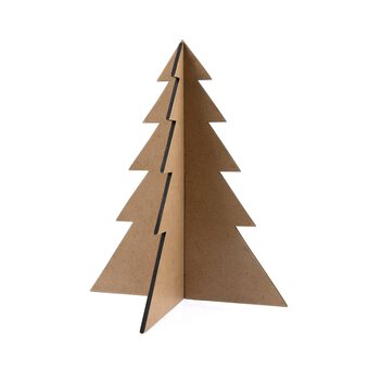 3D Wooden Christmas Tree 15cm