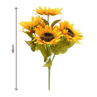 Sunflower Bunch 48cm image number 4