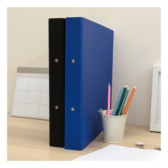 Blue A4 Ring Binder Folder