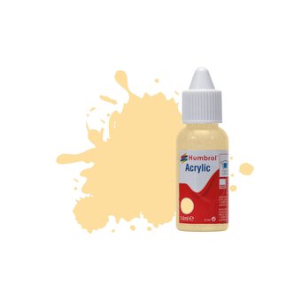 Humbrol Radome Tan Matt Acrylic Paint Dropper 14ml (148)