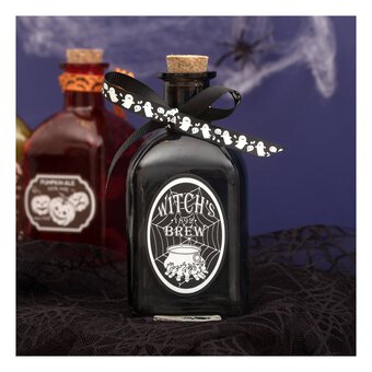 Black Potion Bottle 13cm