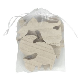 Wooden Woodland Animals 4 Pack image number 5