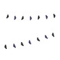 Purple and Black Paper Bat Garland 2m image number 5