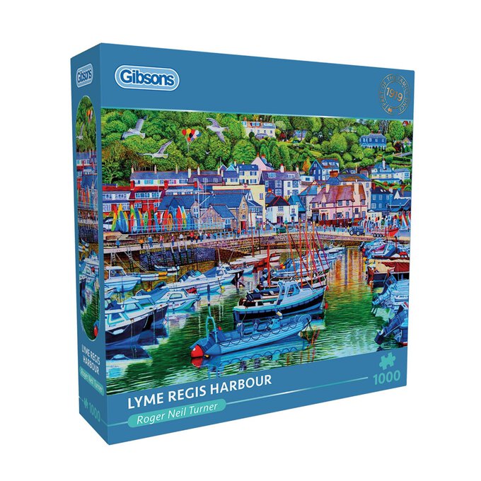 Gibsons Lyme Regis Jigsaw Puzzle 1000 Pieces image number 1