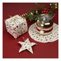 Metallic Rose Star Fabric Roll 28cm x 2m image number 9