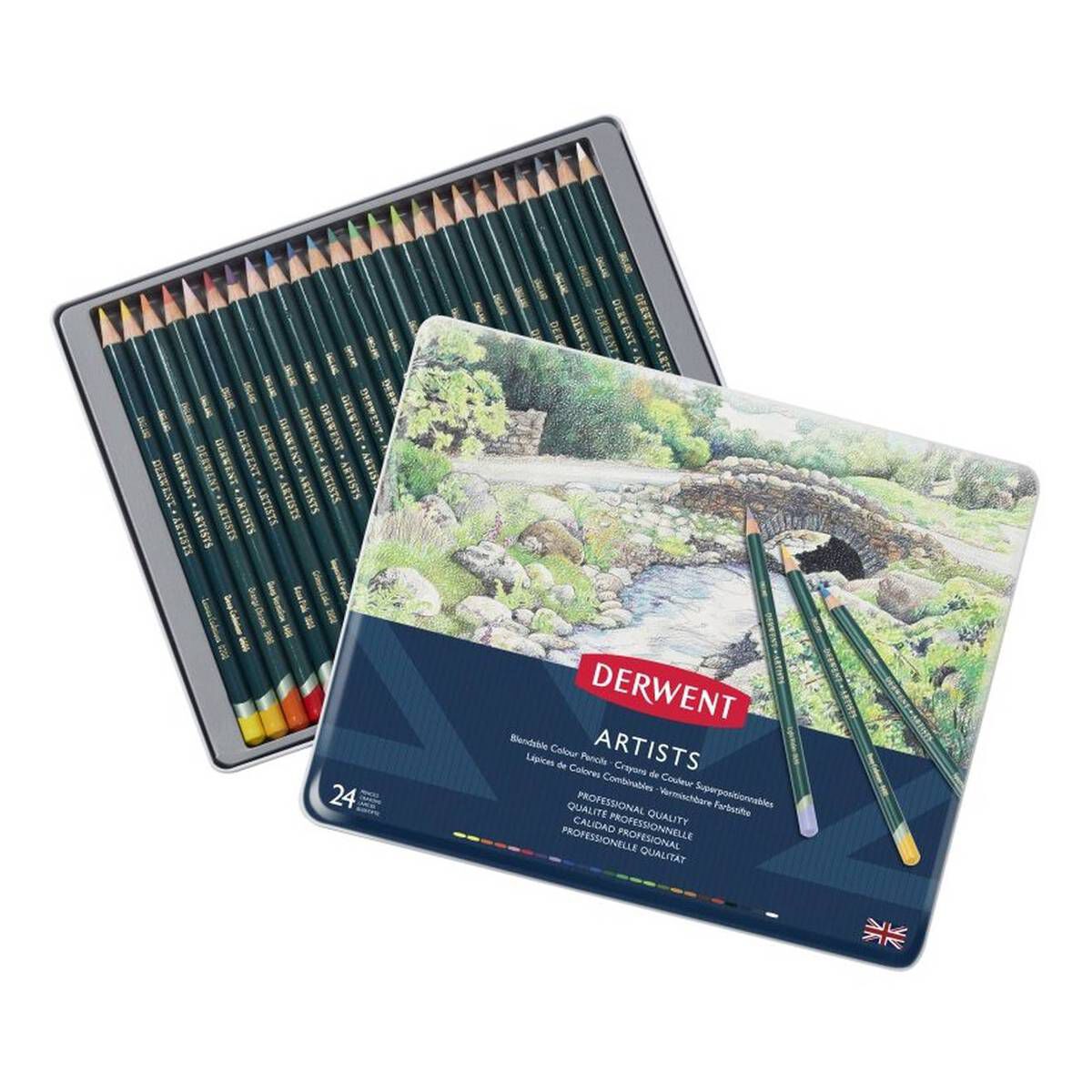 Derwent Artists Colour Pencils 24 Pack Hobbycraft