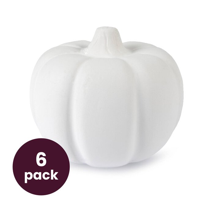 Ceramic Pumpkin 12cm 6 Pack Bundle image number 1