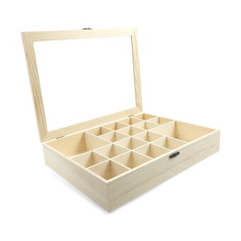 Wooden Selection Tray 40cm x 30cm x 7.5cm image number 3