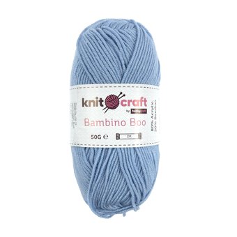 Knitcraft Blue Bambino Boo Yarn 50g