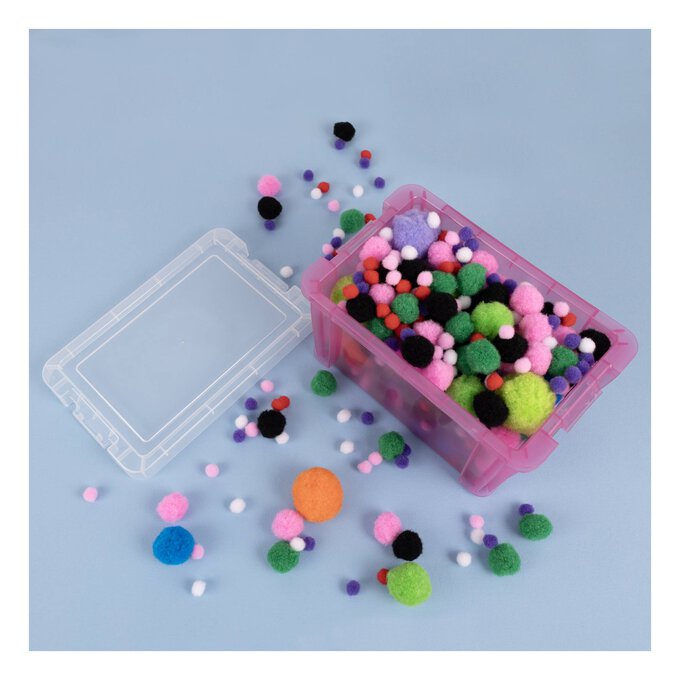 Pink Composition Sticker Storage Box -  UK