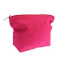 Hot Pink Cotton Zip Pouch 24cm x 17cm image number 2