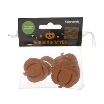 Wooden Pumpkin Scatter 12 Pack  image number 5