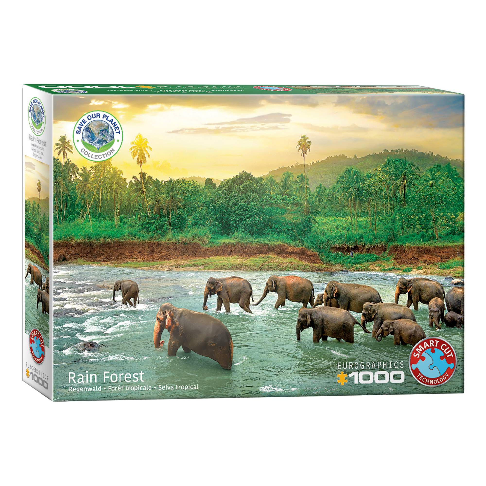 Eurographics Save Our Planet Rainforest Jigsaw Puzzle 1000 Pieces Hobbycraft 9457