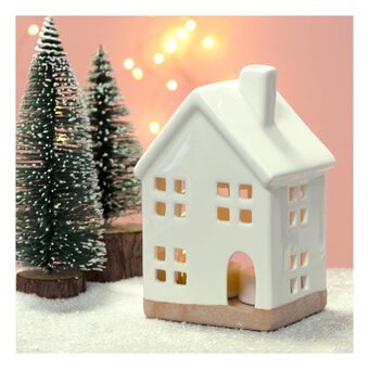 Ceramic Two-Tone House 15cm 