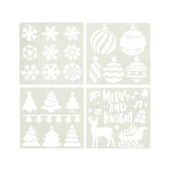 Christmas Stencils 4 Pack image number 3