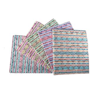 Quilted Stripe Cotton Fat Quarters 5 Pack