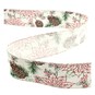 Festive Foliage Wire Edge Ribbon 63mm x 3m image number 2