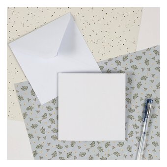 Anita’s White Cards and Envelopes 13.5cm x 13.5cm 50 Pack