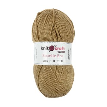 Knitcraft Gold Sparkle Era DK Yarn 100g 