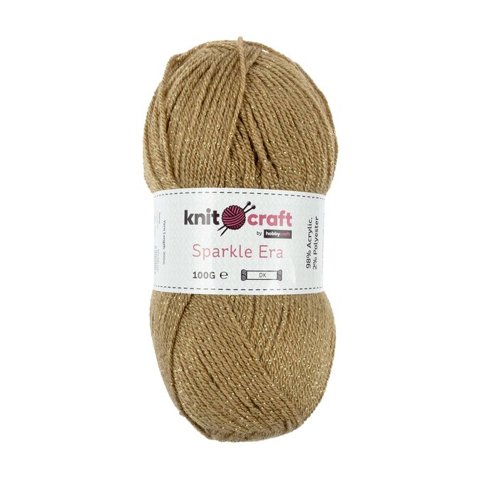 Knitcraft Gold Sparkle Era DK Yarn 100g  image number 1