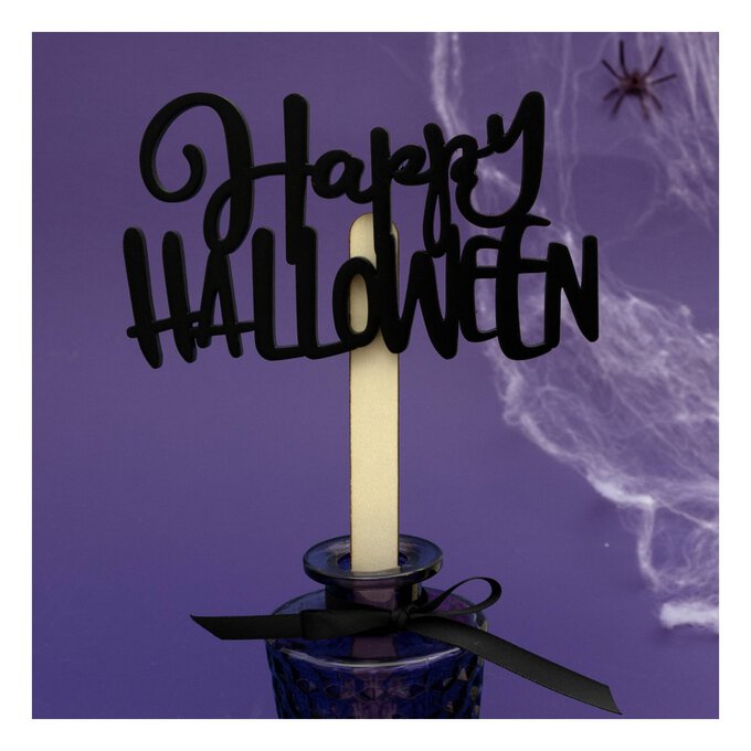 Happy Halloween Wooden Sign 25cm image number 1