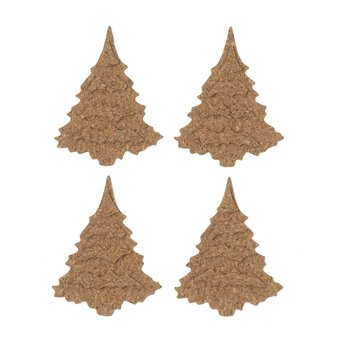 Christmas Tree Cork Stickers 4 Pack