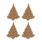 Christmas Tree Cork Stickers 4 Pack image number 1