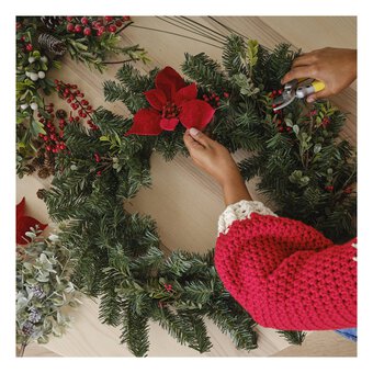 Artificial Fir Christmas Wreath 46cm