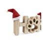 Wooden Paw Ho Ho Ho Decoration 30cm  image number 3