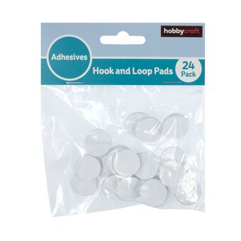 Round Hook and Loop Pads 19mm 24 Pack