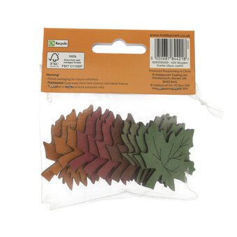 Wooden Leaf Scatter 12 Pack image number 6