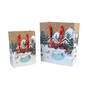 Snowy Mountain Kraft Gift Bag 24cm x 17cm image number 6