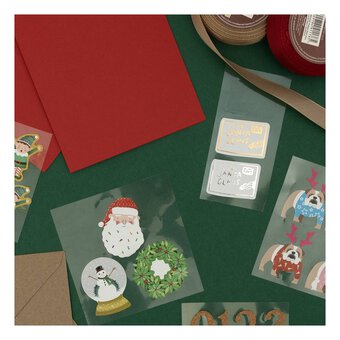 Foiled Santa Letter Stickers 3 Pack image number 3