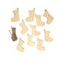 Wooden Stocking Garland 2m  image number 4