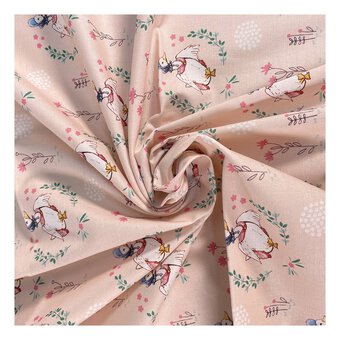 Beatrix Potter Jemima Puddleduck Cotton Fabric by the Metre