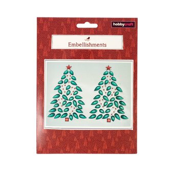 Gemstone Tree Embellishments 2 Pack image number 4