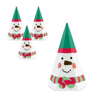 Snowman Treat Boxes 4 Pack