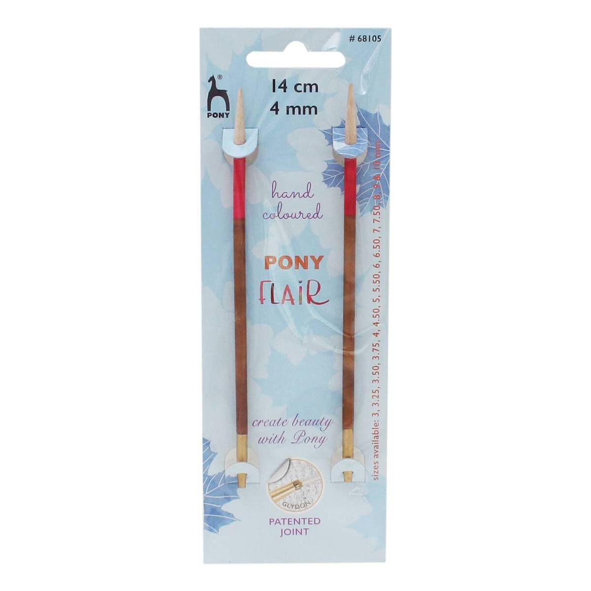 Pony Flair Circular Interchangeable Knitting Needles 4mm Hobbycraft