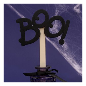 Boo Wooden Sign 25cm