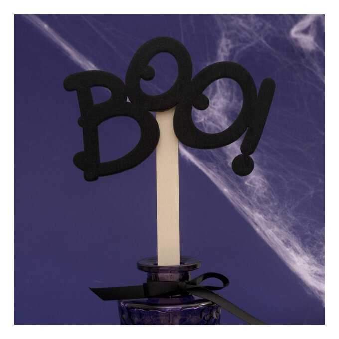 Boo Wooden Sign 25cm image number 1