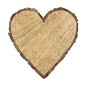 Wooden Heart Slice 20cm image number 1