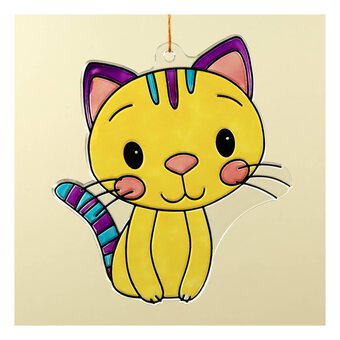 Cat Plastic Suncatcher