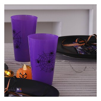 Purple Spider's Web Cups 3 Pack  image number 4