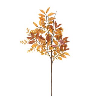 Autumn Mixed Leaves Pick 60cm