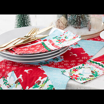 How to Sew Christmas Cutlery Wraps