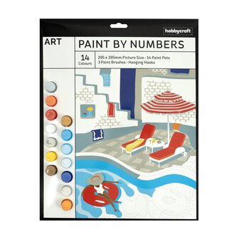 Poolside Paint by Numbers