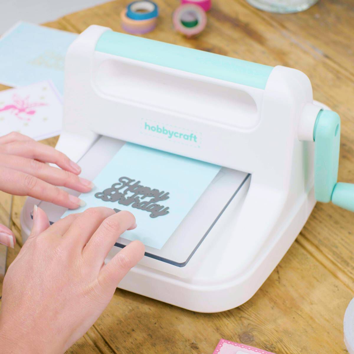 Hobbycraft Teal DieCutting Machine Hobbycraft