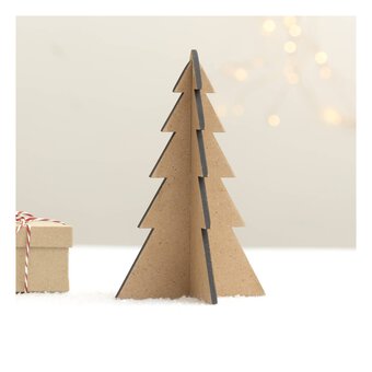 3D Wooden Christmas Tree 15cm